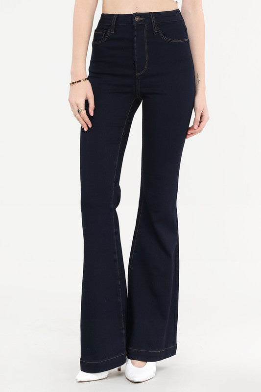 Daydreaming Dark Denim Flare Jeans